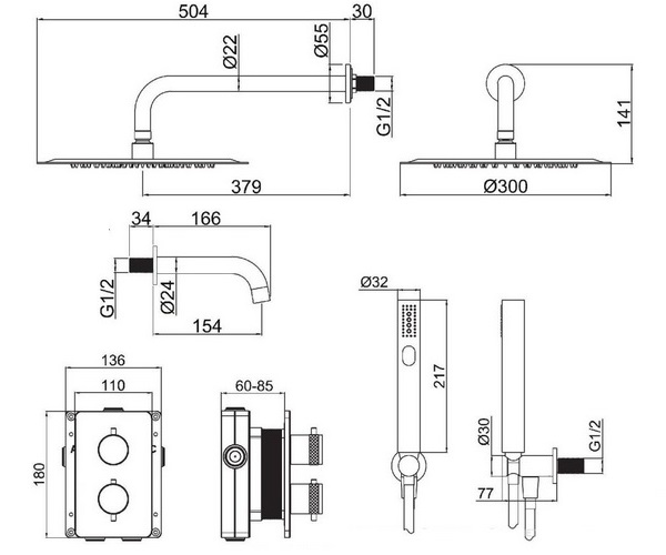 душевая система ALLEN BRAU PRIORITY